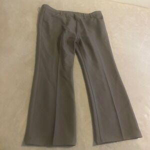 Vintage Wrangler‎ Mens Gray Polyester Dress Pants 44x30 Trousers Slacks (42x30)